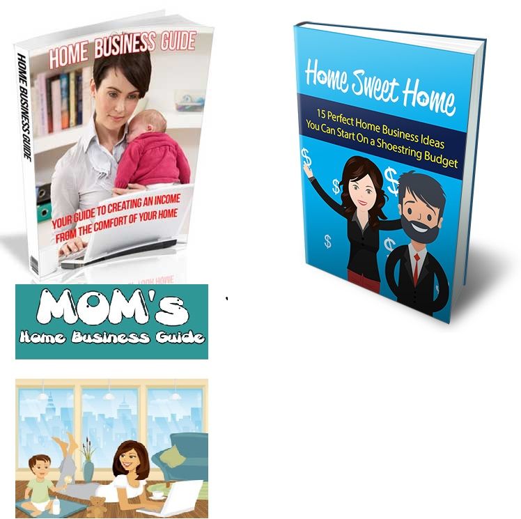 Bundle of Home Business Guide, Home Business on a Shoestring and Moms Home Business Guide